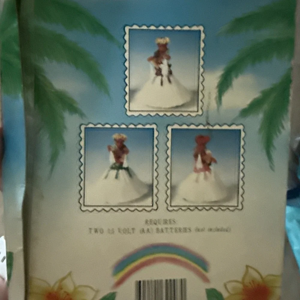 Vintage Tzu Ling Inc.  Hula Doll Musical Dancing Doll Dashboard Doll New‎ In Box